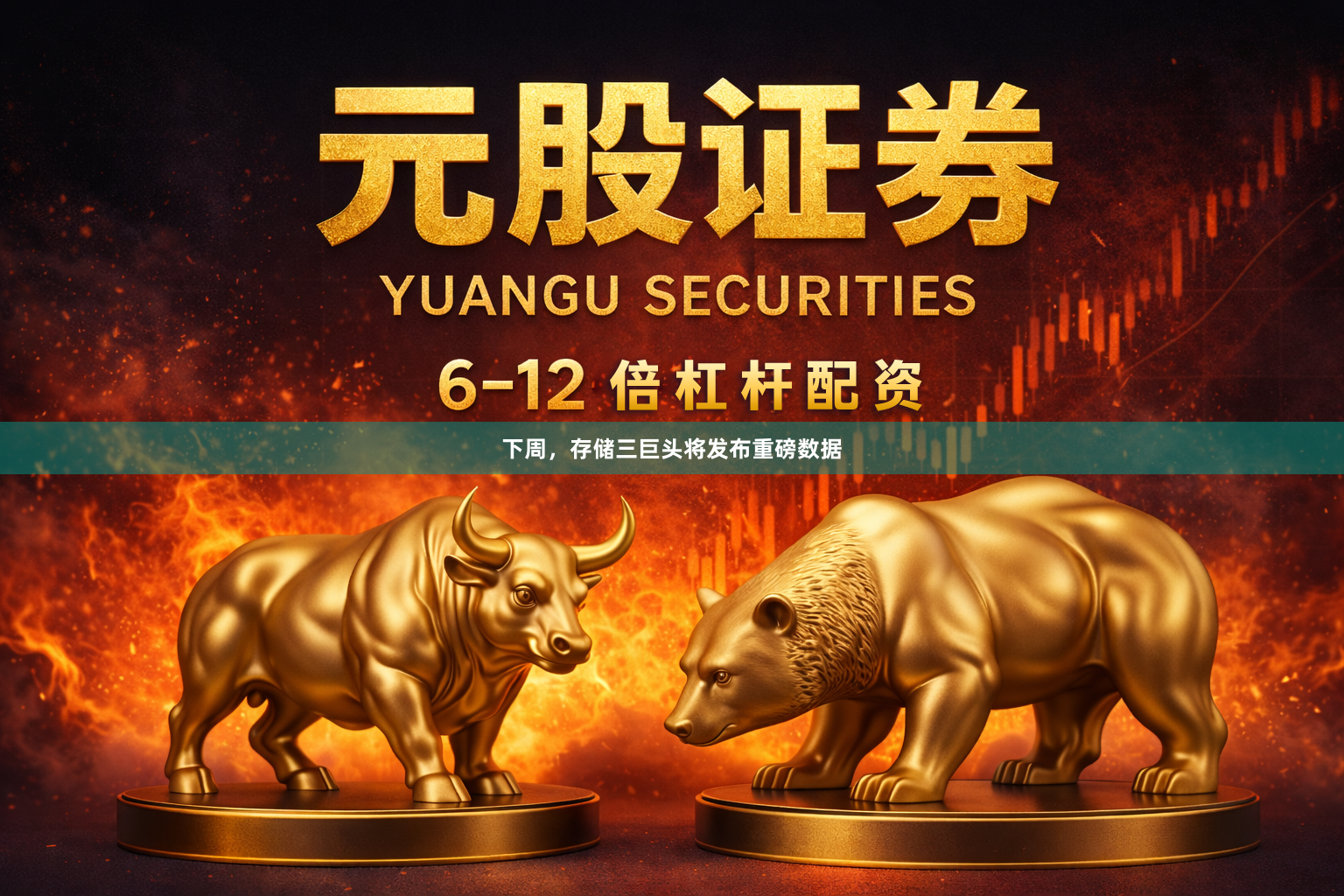 下周，存储三巨头将发布重磅数据