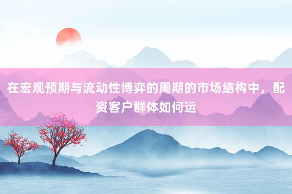 在宏观预期与流动性博弈的周期的市场结构中，配资客户群体如何运